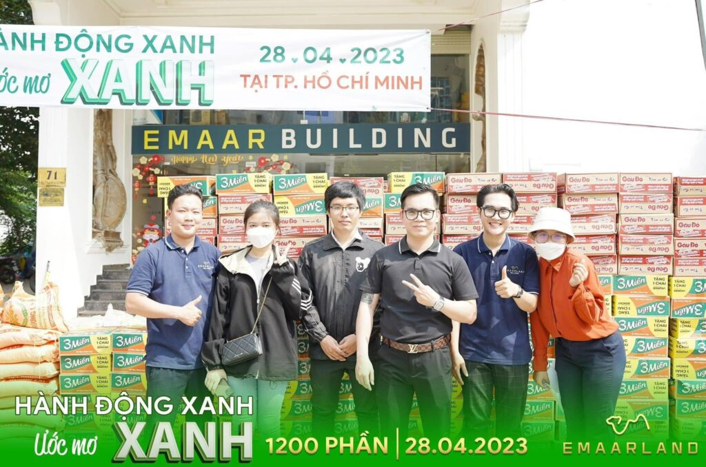 Hoạt động thiện nguyện – Một nét đẹp của công ty EMAAR LAND
